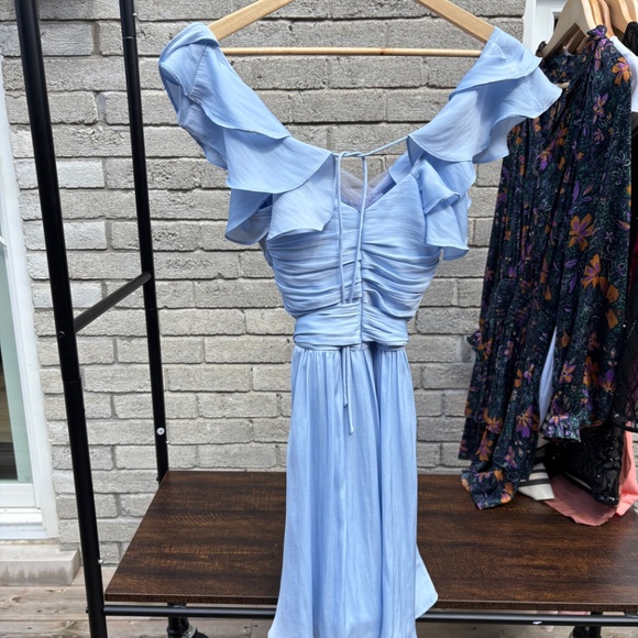 Honey blue party dress (size S) - Picture 2 of 2